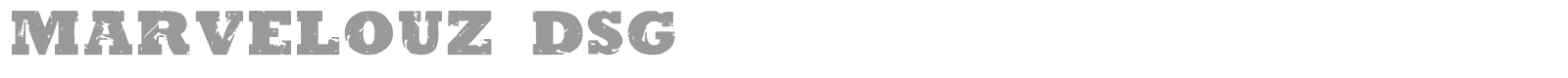 Marvelouz DSG font preview